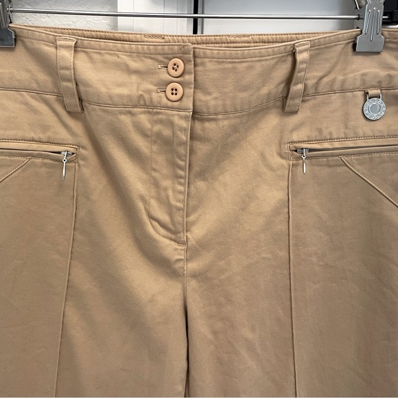 Greg Norman Women’s Golf Pants Tan size 6 cotton and spandex - Picture 3 of 5